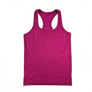 Lululemon Pink Heathered Racerback Workout Tank Top Women’s Size 6 Athletic